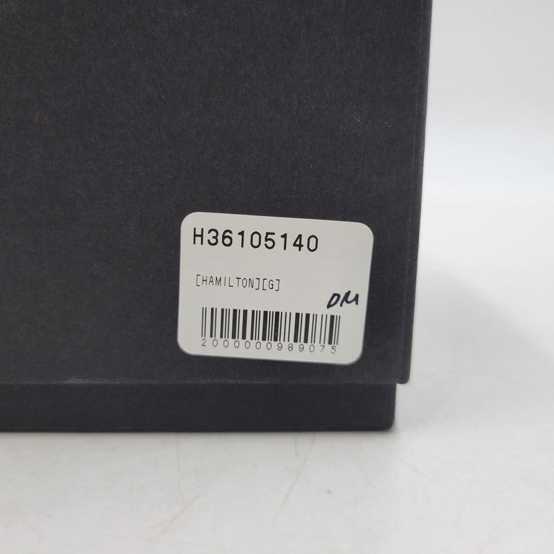 【中古品】【メンズ/レディース】 HAMILTON H36105140 JAZZMASTER ジャズマスター PERFORMER AUTO パフォーマー オート BLUE DIAL ブルー ダイアル 裏スケルトン 34MM AUTOMATIC WATCH オートマチック ウォッチ 195-260807-cs-18-izu カラー：シルバー×ライトブルー 万代Net店
