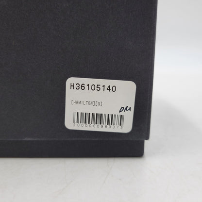 【中古品】【メンズ/レディース】 HAMILTON H36105140 JAZZMASTER ジャズマスター PERFORMER AUTO パフォーマー オート BLUE DIAL ブルー ダイアル 裏スケルトン 34MM AUTOMATIC WATCH オートマチック ウォッチ 195-260807-cs-18-izu カラー：シルバー×ライトブルー 万代Net店