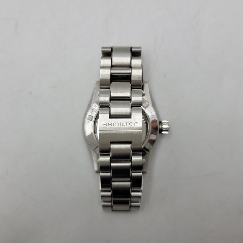【中古品】【メンズ/レディース】 HAMILTON H36105140 JAZZMASTER ジャズマスター PERFORMER AUTO パフォーマー オート BLUE DIAL ブルー ダイアル 裏スケルトン 34MM AUTOMATIC WATCH オートマチック ウォッチ 195-260807-cs-18-izu カラー：シルバー×ライトブルー 万代Net店