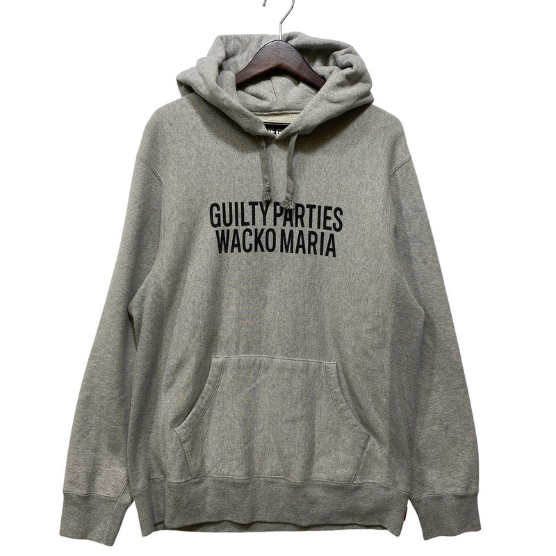 【中古品】【メンズ】 WACKO MARIA ワコマリア 23SSE-WMC-SS01 HEAVY WEIGHT PULLOVER HOODED SWEAT SHIRT プルオーバー フーデッド スウェットシャツ パーカー 142-260804-yn-06-izu サイズ：M カラー：グレー 万代Net店