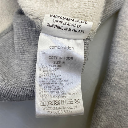 【中古品】【メンズ】 WACKO MARIA ワコマリア 23SSE-WMC-SS01 HEAVY WEIGHT PULLOVER HOODED SWEAT SHIRT プルオーバー フーデッド スウェットシャツ パーカー 142-260804-yn-06-izu サイズ：M カラー：グレー 万代Net店