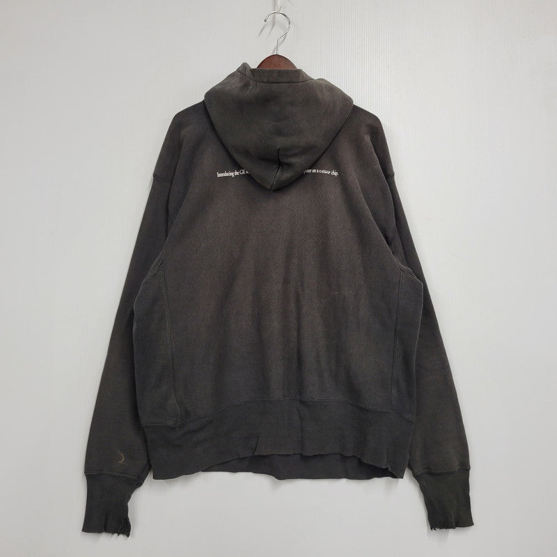 【現状渡し品】【メンズ】 Champion チャンピオン GIGAFLOPS! REVERSE WEAVE SWEAT HOODIE リバースウィーブ スウェット フーディー パーカー 146-260803-as-12-izu サイズ：L カラー：ブラック系 万代Net店