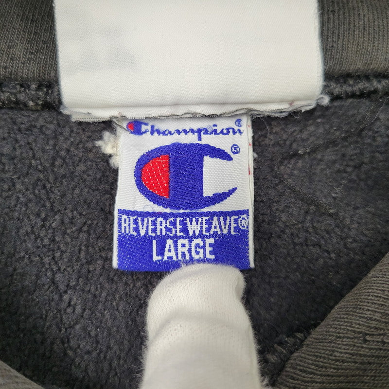【現状渡し品】【メンズ】 Champion チャンピオン GIGAFLOPS! REVERSE WEAVE SWEAT HOODIE リバースウィーブ スウェット フーディー パーカー 146-260803-as-12-izu サイズ：L カラー：ブラック系 万代Net店