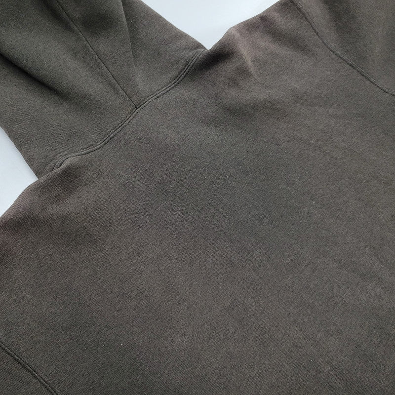 【中古品】【メンズ】 VANS バンズ LOGO PRINT SWEAT HOODIE ロゴ プリント スウェット フーディー パーカー 146-260803-as-11-izu サイズ：L カラー：ブラウン 万代Net店
