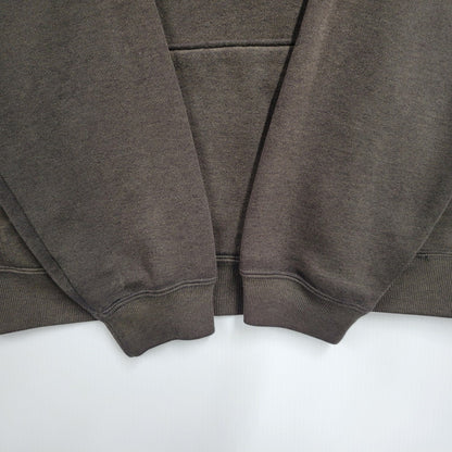 【中古品】【メンズ】 VANS バンズ LOGO PRINT SWEAT HOODIE ロゴ プリント スウェット フーディー パーカー 146-260803-as-11-izu サイズ：L カラー：ブラウン 万代Net店
