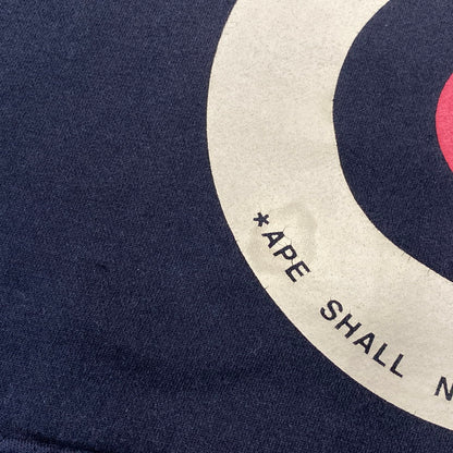 【中古品】【メンズ】 A BATHING APE アベイシングエイプ 初期タグ TARGET PRINT SWEAT HOODIE ターゲット プリント スウェット フーディー トップス 長袖 142-260804-cs-11-izu サイズ：L カラー：ブラック 万代Net店