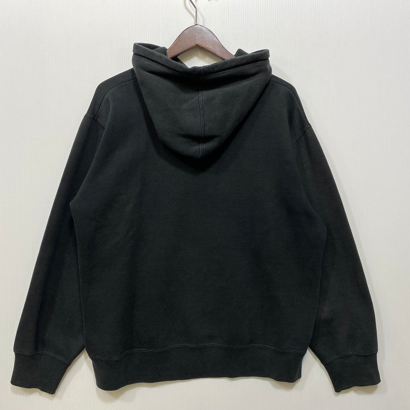 【現状渡し品】【メンズ】 OLD STUSSY オールド ステューシー USA製 紺タグ 90’S SKULL FLOUR GRAPHIC SWEAT HOODIE スカルフラワー グラフィック スウェット フーディー 142-260804-yn-05-izu サイズ：L カラー：ブラック 万代Net店