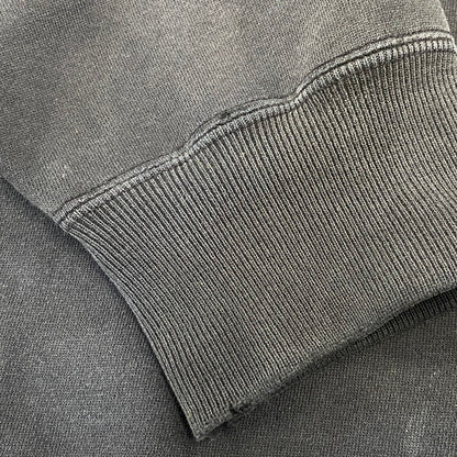 【現状渡し品】【メンズ】 OLD STUSSY オールド ステューシー USA製 紺タグ 90’S SKULL FLOUR GRAPHIC SWEAT HOODIE スカルフラワー グラフィック スウェット フーディー 142-260804-yn-05-izu サイズ：L カラー：ブラック 万代Net店
