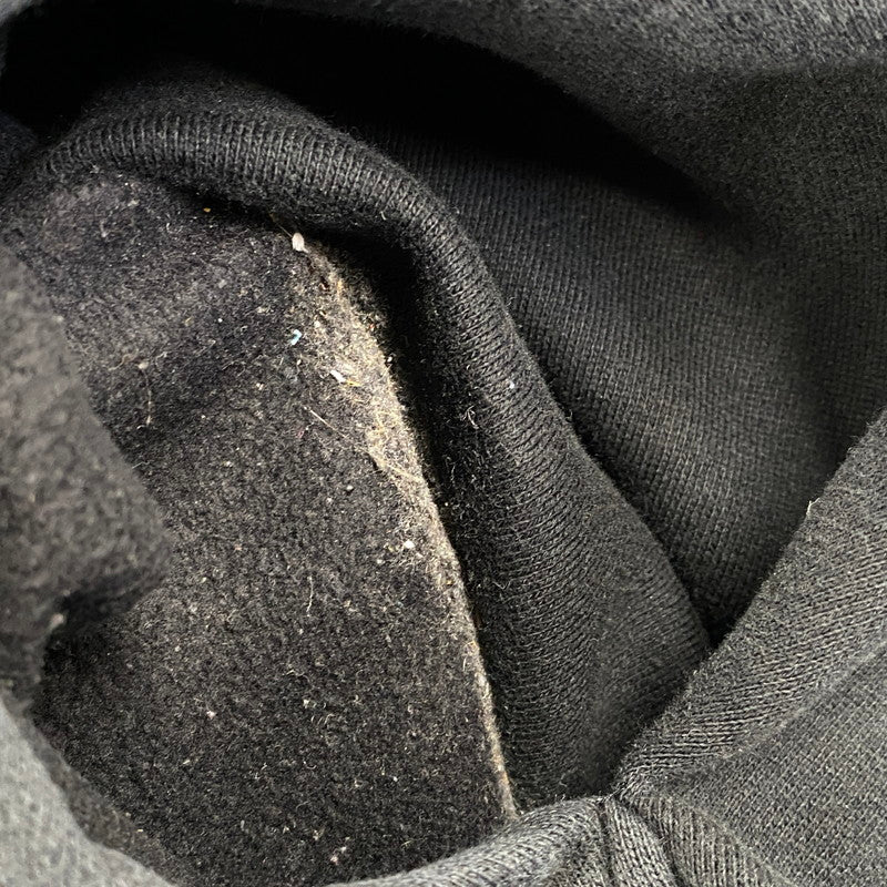 【現状渡し品】【メンズ】 OLD STUSSY オールド ステューシー USA製 紺タグ 90’S SKULL FLOUR GRAPHIC SWEAT HOODIE スカルフラワー グラフィック スウェット フーディー 142-260804-yn-05-izu サイズ：L カラー：ブラック 万代Net店