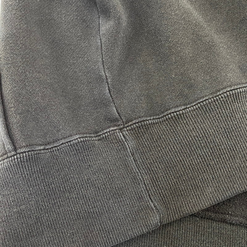 【現状渡し品】【メンズ】 OLD STUSSY オールド ステューシー USA製 紺タグ 90’S SKULL FLOUR GRAPHIC SWEAT HOODIE スカルフラワー グラフィック スウェット フーディー 142-260804-yn-05-izu サイズ：L カラー：ブラック 万代Net店