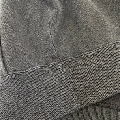 【現状渡し品】【メンズ】 OLD STUSSY オールド ステューシー USA製 紺タグ 90’S SKULL FLOUR GRAPHIC SWEAT HOODIE スカルフラワー グラフィック スウェット フーディー 142-260804-yn-05-izu サイズ：L カラー：ブラック 万代Net店