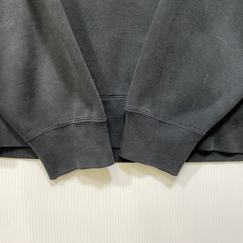 【現状渡し品】【メンズ】 OLD STUSSY オールド ステューシー USA製 紺タグ 90’S SKULL FLOUR GRAPHIC SWEAT HOODIE スカルフラワー グラフィック スウェット フーディー 142-260804-yn-05-izu サイズ：L カラー：ブラック 万代Net店