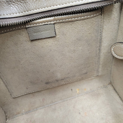 【中古品】【レディース】 CELINE セリーヌ ラゲージナノショッパー ハンドバッグ ショルダーバッグ カバン 鞄 180-260803-as-14-izu カラー：ベージュ系 万代Net店