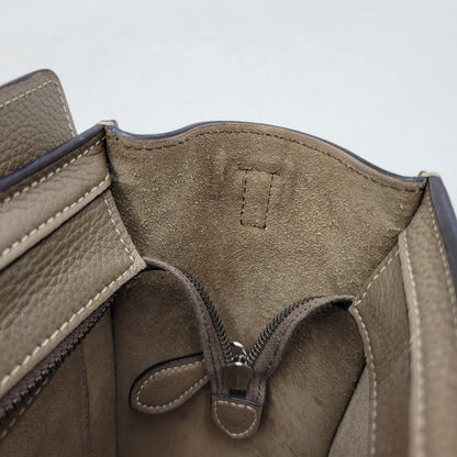 【中古品】【レディース】 CELINE セリーヌ ラゲージナノショッパー ハンドバッグ ショルダーバッグ カバン 鞄 180-260803-as-14-izu カラー：ベージュ系 万代Net店