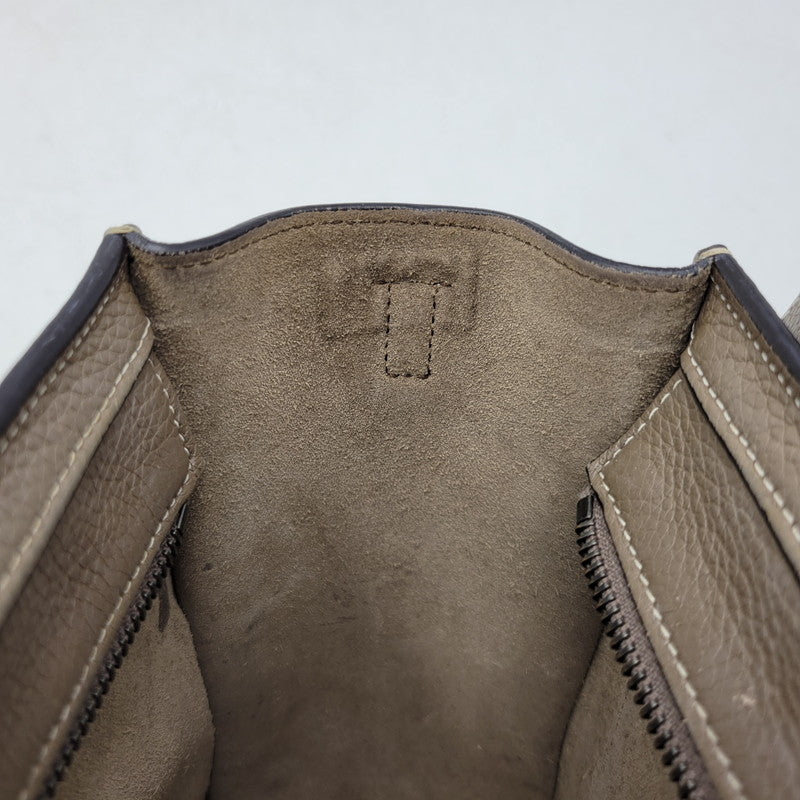 【中古品】【レディース】 CELINE セリーヌ ラゲージナノショッパー ハンドバッグ ショルダーバッグ カバン 鞄 180-260803-as-14-izu カラー：ベージュ系 万代Net店