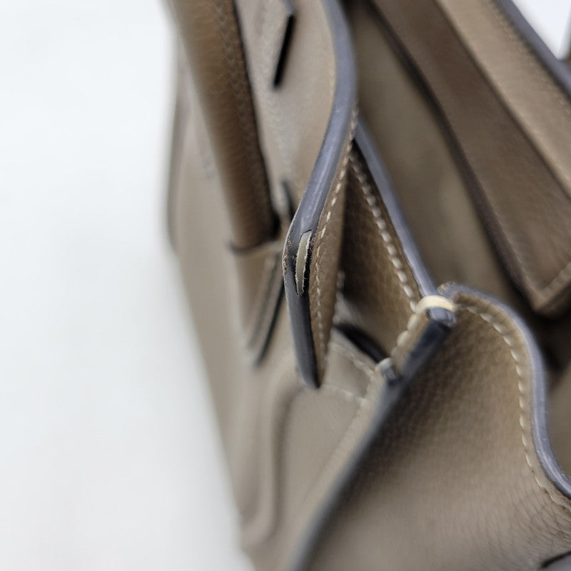 【中古品】【レディース】 CELINE セリーヌ ラゲージナノショッパー ハンドバッグ ショルダーバッグ カバン 鞄 180-260803-as-14-izu カラー：ベージュ系 万代Net店