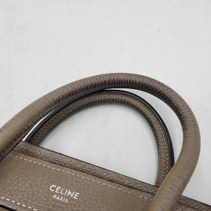 【中古品】【レディース】 CELINE セリーヌ ラゲージナノショッパー ハンドバッグ ショルダーバッグ カバン 鞄 180-260803-as-14-izu カラー：ベージュ系 万代Net店