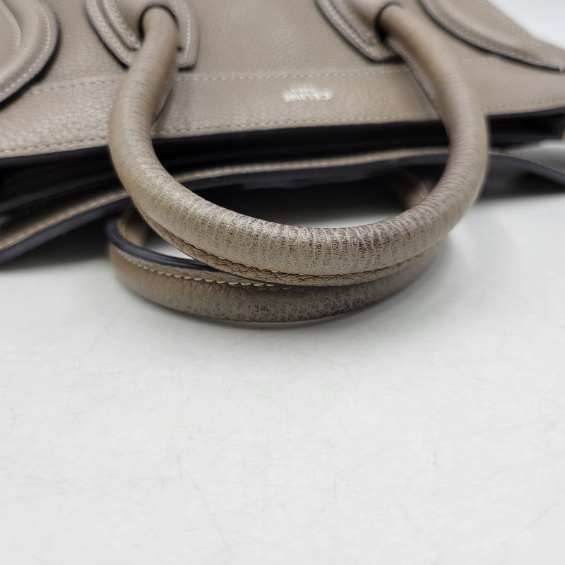 【中古品】【レディース】 CELINE セリーヌ ラゲージナノショッパー ハンドバッグ ショルダーバッグ カバン 鞄 180-260803-as-14-izu カラー：ベージュ系 万代Net店