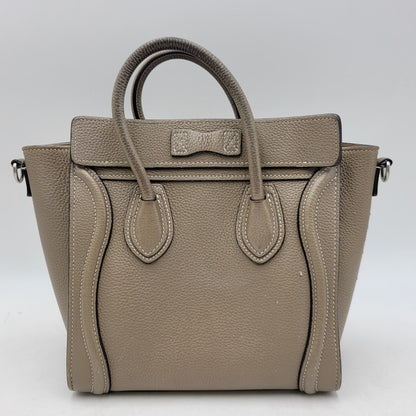 【中古品】【レディース】 CELINE セリーヌ ラゲージナノショッパー ハンドバッグ ショルダーバッグ カバン 鞄 180-260803-as-14-izu カラー：ベージュ系 万代Net店