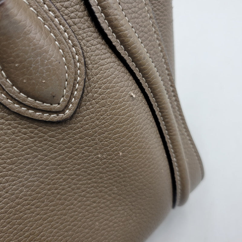 【中古品】【レディース】 CELINE セリーヌ ラゲージナノショッパー ハンドバッグ ショルダーバッグ カバン 鞄 180-260803-as-14-izu カラー：ベージュ系 万代Net店