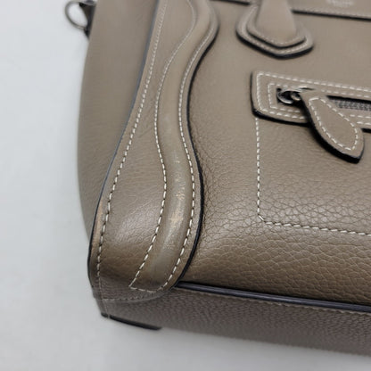 【中古品】【レディース】 CELINE セリーヌ ラゲージナノショッパー ハンドバッグ ショルダーバッグ カバン 鞄 180-260803-as-14-izu カラー：ベージュ系 万代Net店
