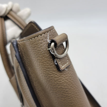 【中古品】【レディース】 CELINE セリーヌ ラゲージナノショッパー ハンドバッグ ショルダーバッグ カバン 鞄 180-260803-as-14-izu カラー：ベージュ系 万代Net店