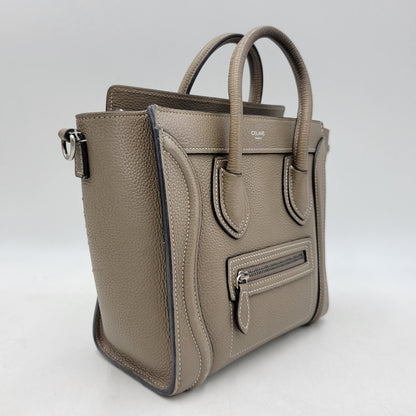 【中古品】【レディース】 CELINE セリーヌ ラゲージナノショッパー ハンドバッグ ショルダーバッグ カバン 鞄 180-260803-as-14-izu カラー：ベージュ系 万代Net店