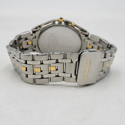 【中古品】【メンズ/レディース】 SEIKO セイコー AGS DOLCE 18KT×SS AUTOMATIC QUARTZ WATCH 4M21-0A50 オートマチック クオーツ 腕時計 197-260803-as-15-izu カラー：シルバー×ゴールド 万代Net店