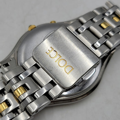 【中古品】【メンズ/レディース】 SEIKO セイコー AGS DOLCE 18KT×SS AUTOMATIC QUARTZ WATCH 4M21-0A50 オートマチック クオーツ 腕時計 197-260803-as-15-izu カラー：シルバー×ゴールド 万代Net店