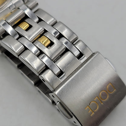 【中古品】【メンズ/レディース】 SEIKO セイコー AGS DOLCE 18KT×SS AUTOMATIC QUARTZ WATCH 4M21-0A50 オートマチック クオーツ 腕時計 197-260803-as-15-izu カラー：シルバー×ゴールド 万代Net店
