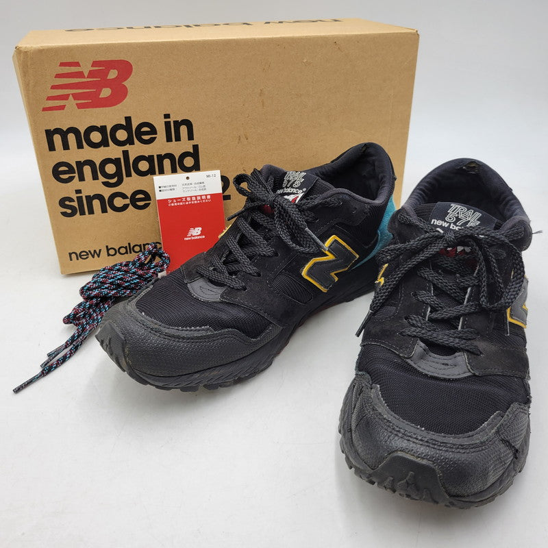 【現状渡し品】【メンズ】 NEW BALANCE ニューバランス 575 MTL575UT スニーカー 靴 162-260803-as-28-izu サイズ：27cm カラー：BLACK/BLUE 万代Net店