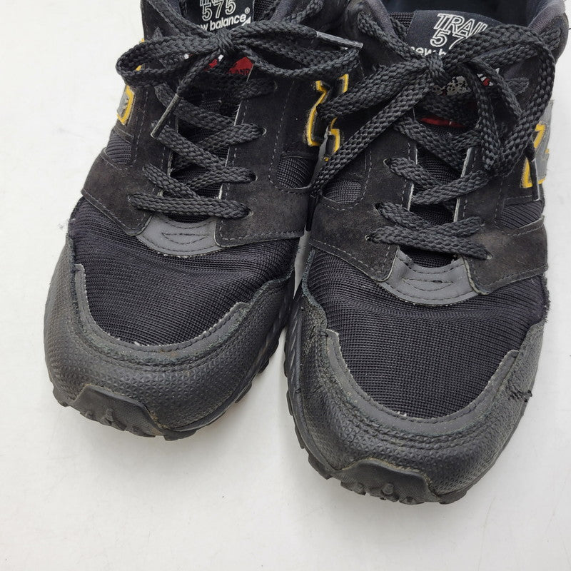【現状渡し品】【メンズ】 NEW BALANCE ニューバランス 575 MTL575UT スニーカー 靴 162-260803-as-28-izu サイズ：27cm カラー：BLACK/BLUE 万代Net店