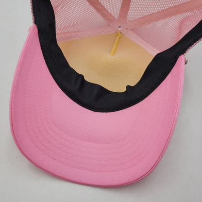 【中古品】【メンズ/レディース】 OLD A BATHING APE オールド アベイシングエイプ AAPE CRYSTAL LOGO MESH SNAPBACK CAP クリスタル ロゴ メッシュ スナップバック キャップ 帽子 185-260803-as-17-izu サイズ：F カラー：ピンク 万代Net店