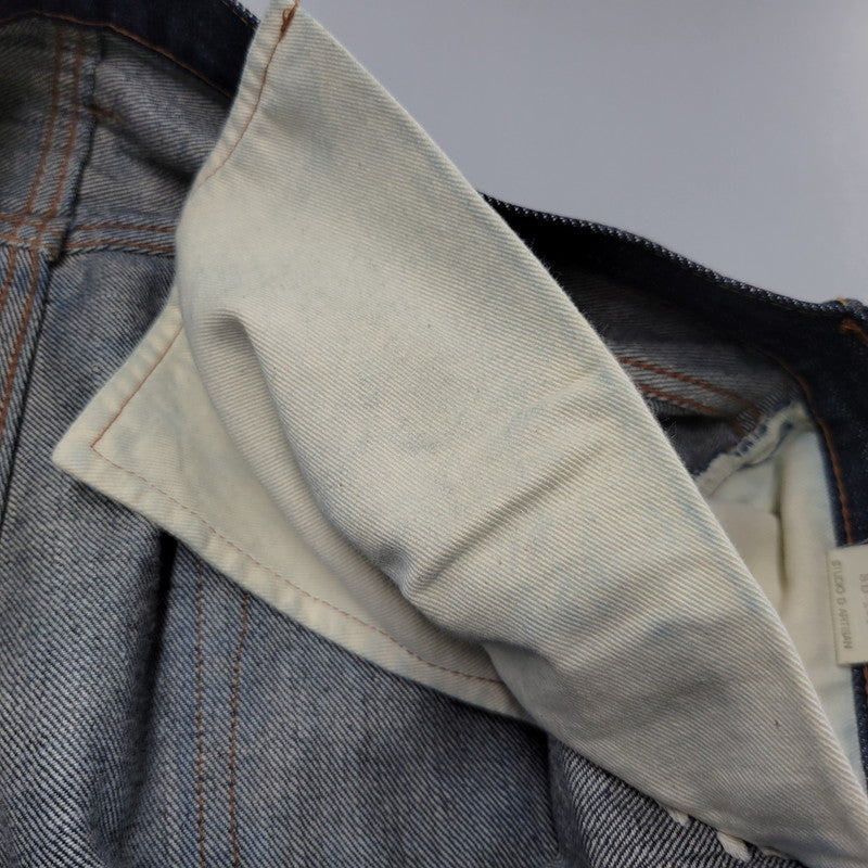 【中古品】【メンズ】 STUDIO D’ARTISAN ステュディオダルチザン SAKURA PIG DENIM PANTS SD-201 デニムパンツ ジーンズ ズボン ボトムス 156-260805-ay-05-izu サイズ：34 カラー：インディゴ 万代Net店