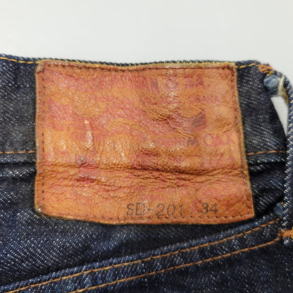 【中古品】【メンズ】 STUDIO D’ARTISAN ステュディオダルチザン SAKURA PIG DENIM PANTS SD-201 デニムパンツ ジーンズ ズボン ボトムス 156-260805-ay-05-izu サイズ：34 カラー：インディゴ 万代Net店