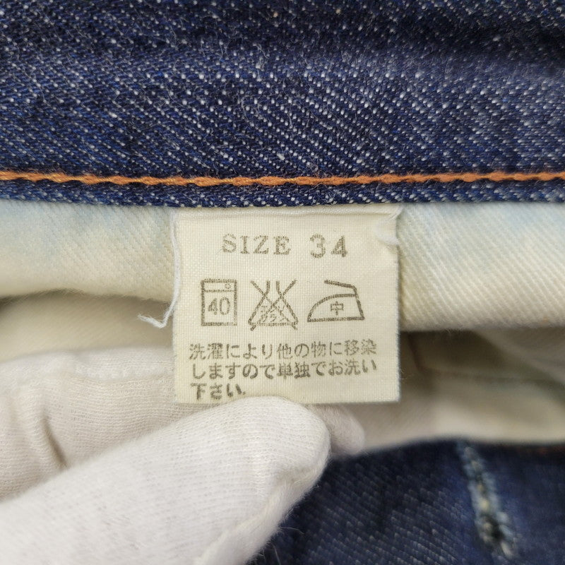 【中古品】【メンズ】 STUDIO D’ARTISAN ステュディオダルチザン SAKURA PIG DENIM PANTS SD-201 デニムパンツ ジーンズ ズボン ボトムス 156-260805-ay-05-izu サイズ：34 カラー：インディゴ 万代Net店