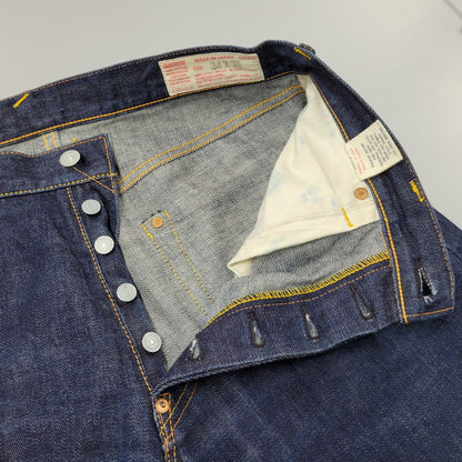 【中古品】【メンズ】 EVISU エヴィス NO.2 LOT.2000 くいだおれ太郎 PAINT DENIM PANTS デニムパンツ ジーンズ ズボン ボトムス 156-260805-ay-14-izu サイズ：34×35 カラー：インディゴ 万代Net店