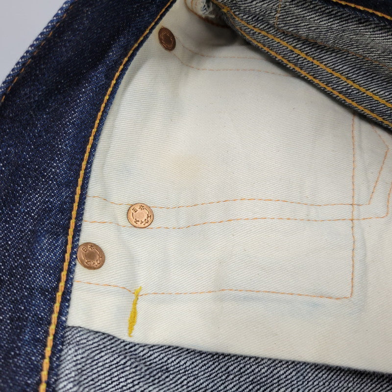 【中古品】【メンズ】 EVISU エヴィス NO.2 LOT.2000 くいだおれ太郎 PAINT DENIM PANTS デニムパンツ ジーンズ ズボン ボトムス 156-260805-ay-14-izu サイズ：34×35 カラー：インディゴ 万代Net店
