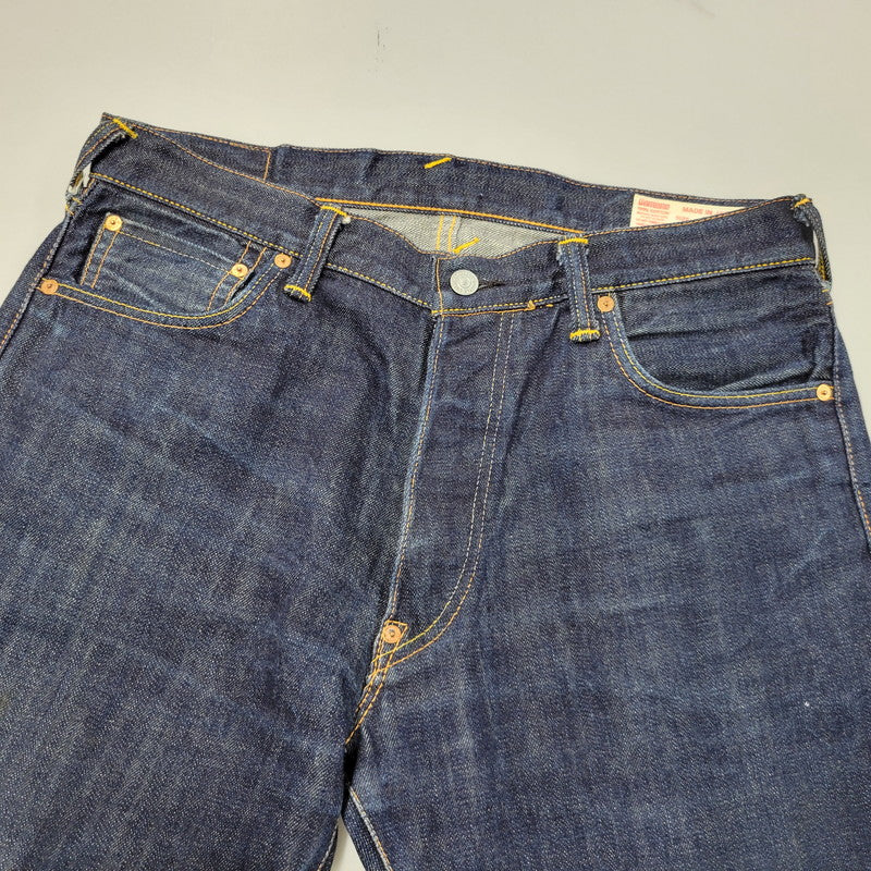 【中古品】【メンズ】 EVISU エヴィス NO.2 LOT.2000 くいだおれ太郎 PAINT DENIM PANTS デニムパンツ ジーンズ ズボン ボトムス 156-260805-ay-14-izu サイズ：34×35 カラー：インディゴ 万代Net店
