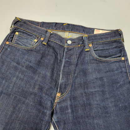 【中古品】【メンズ】 EVISU エヴィス NO.2 LOT.2000 くいだおれ太郎 PAINT DENIM PANTS デニムパンツ ジーンズ ズボン ボトムス 156-260805-ay-14-izu サイズ：34×35 カラー：インディゴ 万代Net店