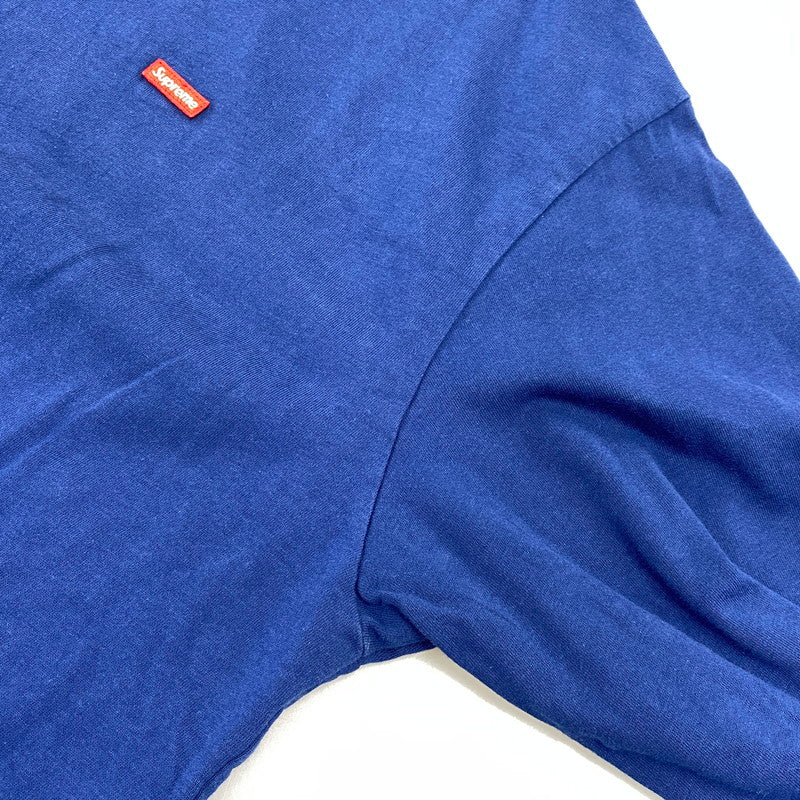 【中古品】【メンズ】 SUPREME シュプリーム SMALL BOX LS TEE スモール ボックス ロングスリーブ Tシャツ トップス 長袖 149-260804-cs-12-izu サイズ：M カラー：ブルー 万代Net店