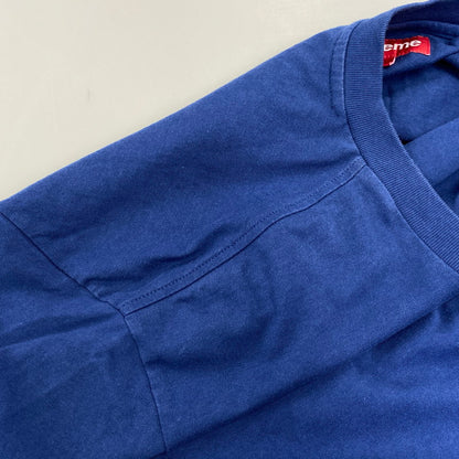 【中古品】【メンズ】 SUPREME シュプリーム SMALL BOX LS TEE スモール ボックス ロングスリーブ Tシャツ トップス 長袖 149-260804-cs-12-izu サイズ：M カラー：ブルー 万代Net店