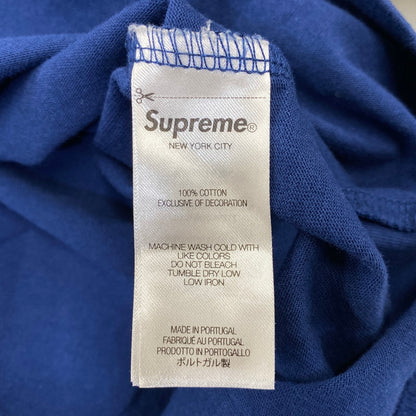 【中古品】【メンズ】 SUPREME シュプリーム SMALL BOX LS TEE スモール ボックス ロングスリーブ Tシャツ トップス 長袖 149-260804-cs-12-izu サイズ：M カラー：ブルー 万代Net店