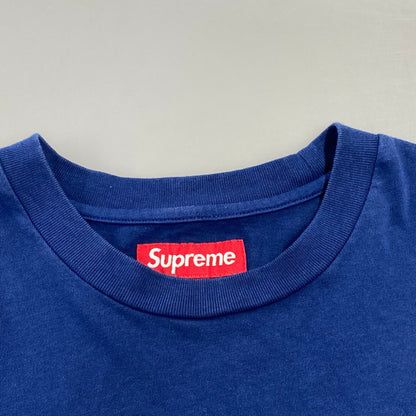 【中古品】【メンズ】 SUPREME シュプリーム SMALL BOX LS TEE スモール ボックス ロングスリーブ Tシャツ トップス 長袖 149-260804-cs-12-izu サイズ：M カラー：ブルー 万代Net店