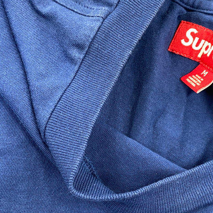 【中古品】【メンズ】 SUPREME シュプリーム SMALL BOX LS TEE スモール ボックス ロングスリーブ Tシャツ トップス 長袖 149-260804-cs-12-izu サイズ：M カラー：ブルー 万代Net店
