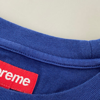 【中古品】【メンズ】 SUPREME シュプリーム SMALL BOX LS TEE スモール ボックス ロングスリーブ Tシャツ トップス 長袖 149-260804-cs-12-izu サイズ：M カラー：ブルー 万代Net店