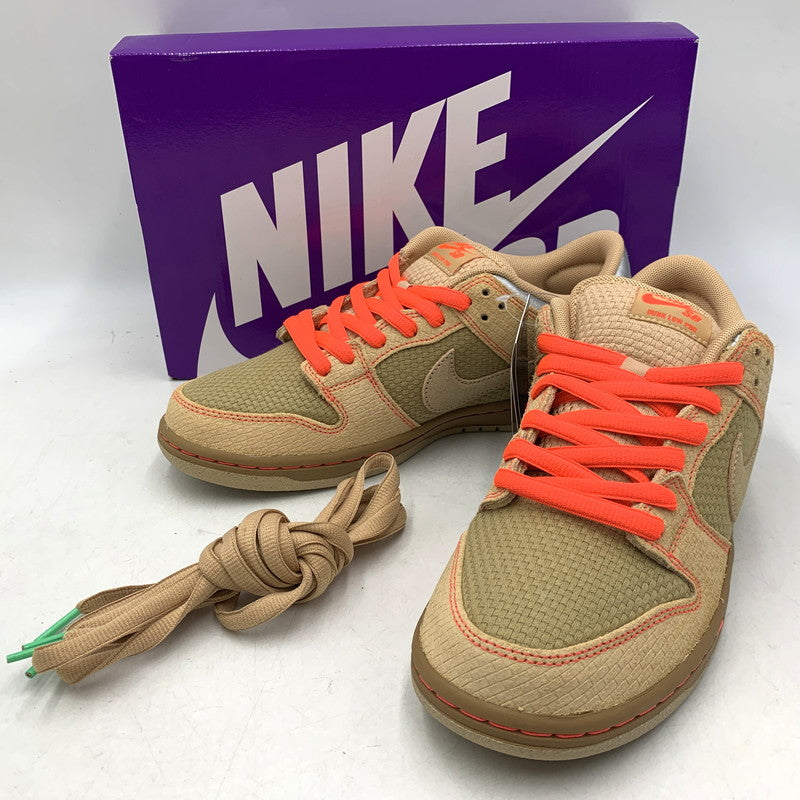 【中古美品】【メンズ】 NIKE SB ナイキエスビー IB6206-701 DUNK LOW SONGKRAN ダンク ロー ソンクラーン スニーカー シューズ 靴 160-260804-cs-05-izu サイズ：26.5cm カラー：CANVAS/VACHETTA TAN/PARACHUTE BEIGE 万代Net店