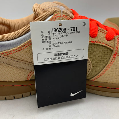 【中古美品】【メンズ】 NIKE SB ナイキエスビー IB6206-701 DUNK LOW SONGKRAN ダンク ロー ソンクラーン スニーカー シューズ 靴 160-260804-cs-05-izu サイズ：26.5cm カラー：CANVAS/VACHETTA TAN/PARACHUTE BEIGE 万代Net店