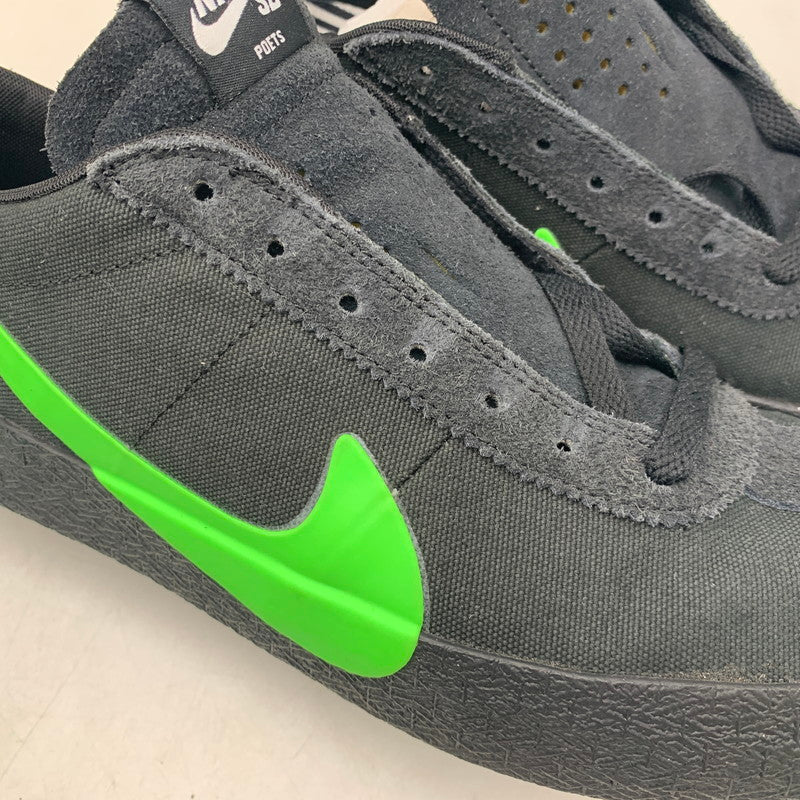 【中古品】【メンズ】 NIKE SB×POETS ナイキエスビー ポエット CU3211-001 ZOOM BRUIN QS ズーム ブイルン スニーカー シューズ 靴 160-260804-cs-04-izu サイズ：27.5cm カラー：BLACK/VOLTTAGE GREEN-WHITE 万代Net店