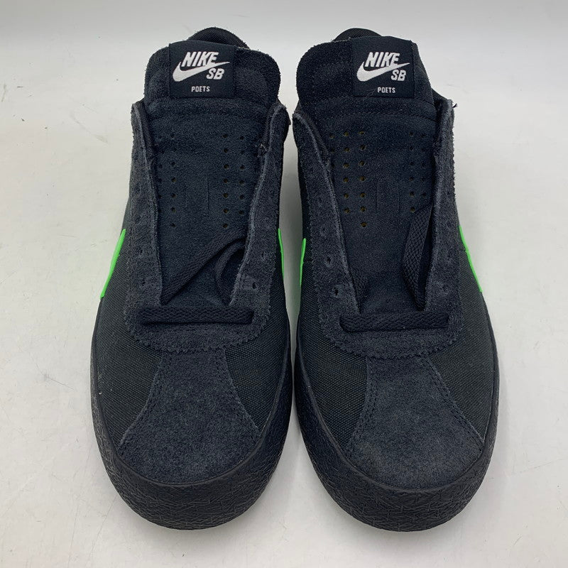 【中古品】【メンズ】 NIKE SB×POETS ナイキエスビー ポエット CU3211-001 ZOOM BRUIN QS ズーム ブイルン スニーカー シューズ 靴 160-260804-cs-04-izu サイズ：27.5cm カラー：BLACK/VOLTTAGE GREEN-WHITE 万代Net店